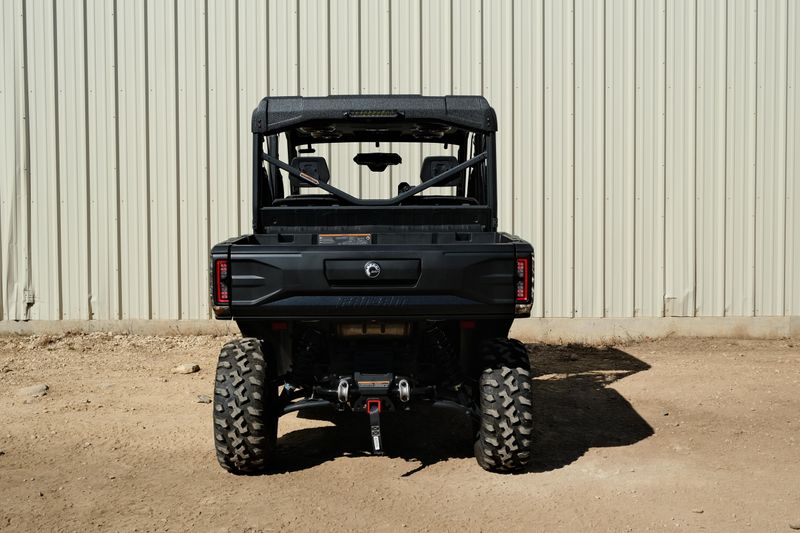 NEW 2026 CAN-AM DEFENDER MAX XT HD11 WITH 1025 INCH TOUCHSCREEN  in a DARK WILDLAND CAMO exterior color. Family PowerSports (877) 886-1997 familypowersports.com 