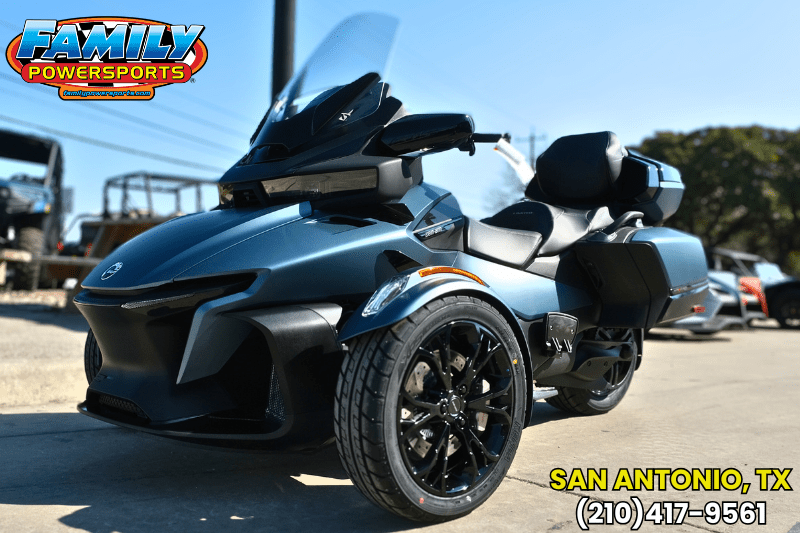 2025 Can-Am SPYDER RT LIMITED MINERAL BLUE WITH DARK ACCENTSImage 1