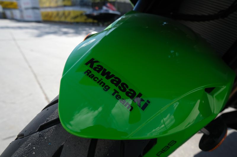 2025 Kawasaki NINJA 500 KRT EDITION LIME GREEN AND EBONY AND PEARL BLIZZARD WHITEImage 30