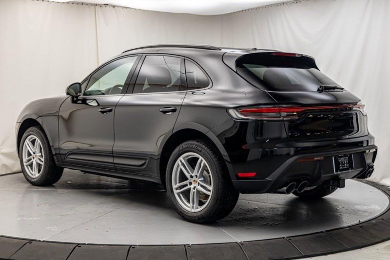 2024 Porsche Macan  in a Black exterior color and Black/Mojave Beigeinterior. Lotus Manhattan 347-395-5714 lotusmanhattan.com 