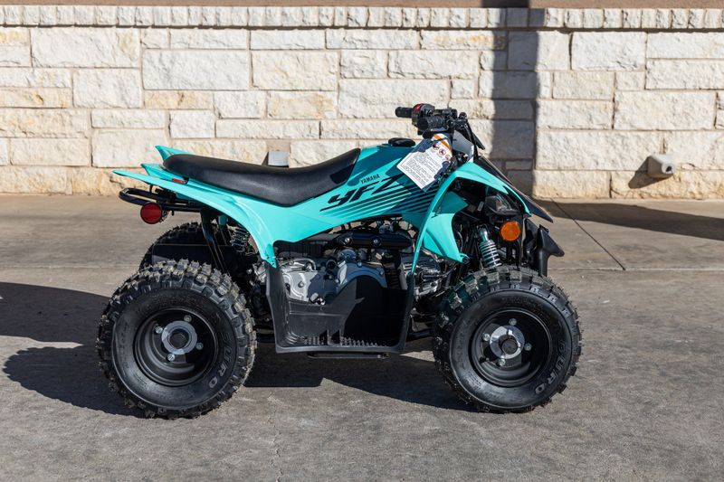 2024 YAMAHA YFZ 50 in a TEAL exterior color. Family PowerSports (877) 886-1997 familypowersports.com 