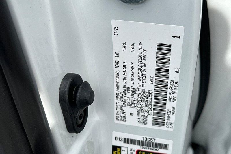 New 2026 Toyota Tundra SR5Image 32