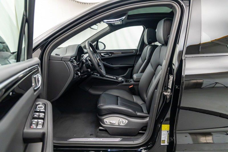 2024 Porsche Macan  in a Black exterior color and Blackinterior. Lotus Manhattan 347-395-5714 lotusmanhattan.com 