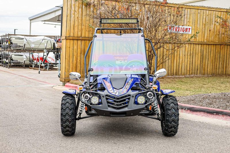 2024 TRAILMASTER BLAZER 200EX BLUE AND GREEN Image 12