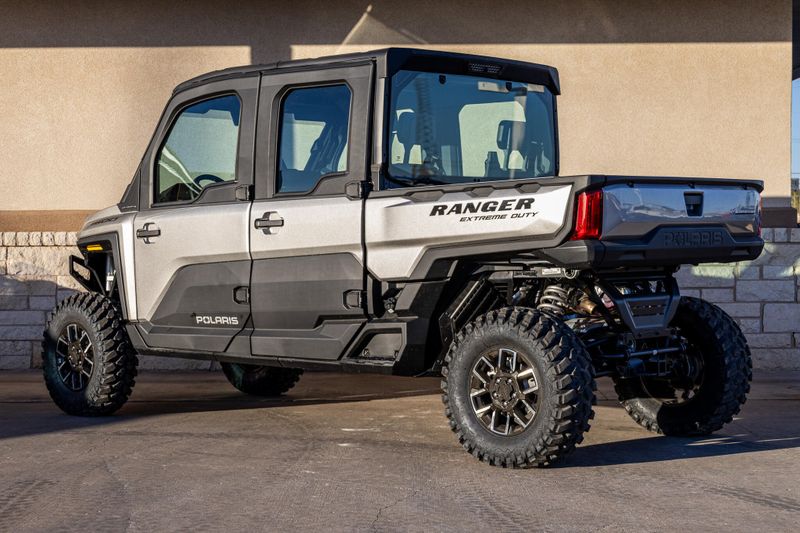 2025 POLARIS RANGER XD 1500 NORTHSTAR EDITION ULTIMATE TITANIUM METALLIC GLOSS in a TITANIUM METALLIC GLOSS exterior color. Family PowerSports (877) 886-1997 familypowersports.com 