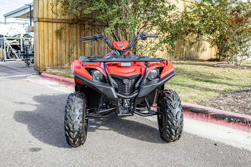 2025 Yamaha GRIZZLY 110 GREY METALLIC AND RED Image 7