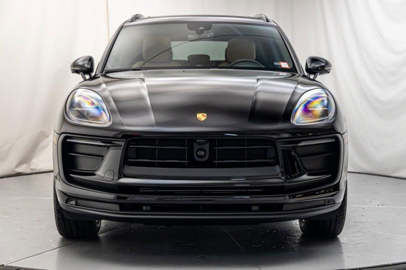 2024 Porsche Macan  in a Black exterior color and Black/Mojave Beigeinterior. Lotus Manhattan 347-395-5714 lotusmanhattan.com 