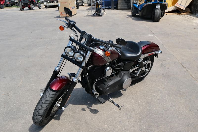 Used 2015 HARLEY DYNA FAT BOB MAROON Image 7