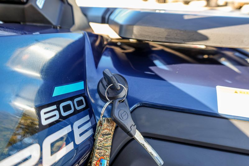 NEW 2026 CFMOTO CFORCE 600 TOURING  in a TWILIGHT BLUE exterior color. Family PowerSports (877) 886-1997 familypowersports.com 