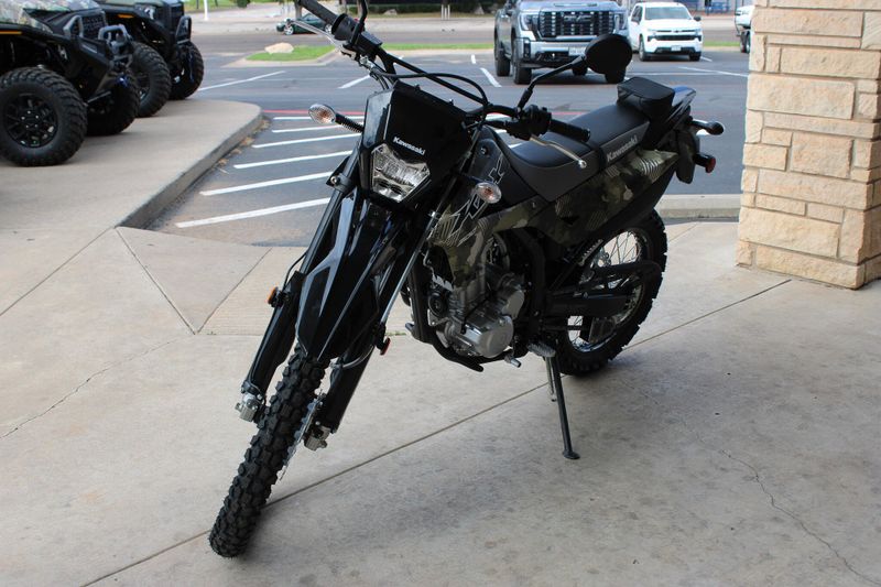 New 2026 Kawasaki KLX300 CYPHER CAMO BEIGE AND EBONY Image 3