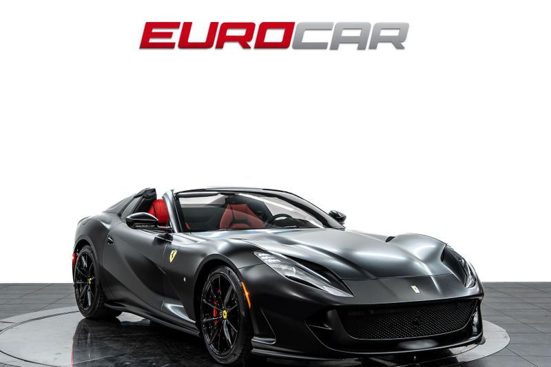 2022 Ferrari 812 GTS *FULL BODY MATTE BLACK WRAP * FRONT LIFT*Image 9