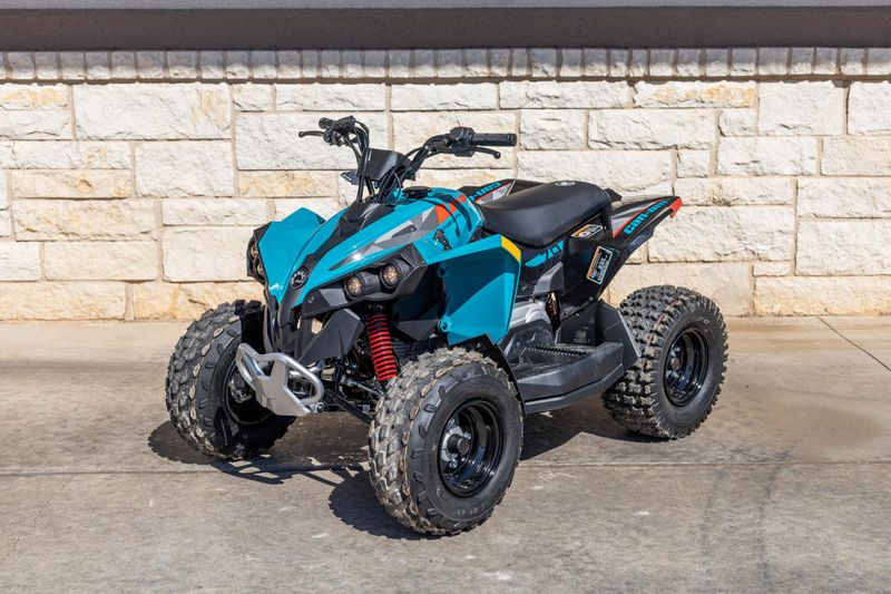 New 2025 Can-Am RENEGADE 70 EFI ICEBERG BLUE AND BLACK Image 5