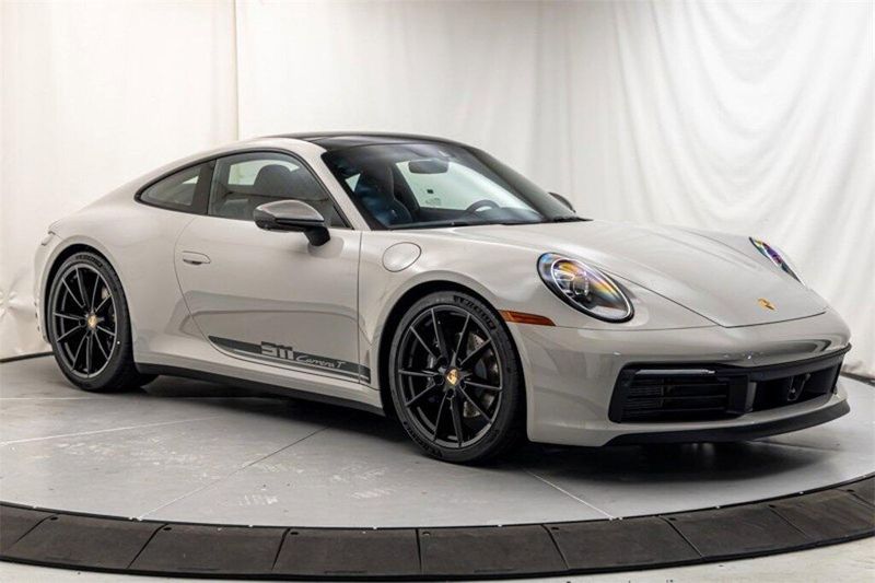 2024 Porsche 911 Carrera T in a Chalk exterior color and Blackinterior. Lotus Manhattan 347-395-5714 lotusmanhattan.com 