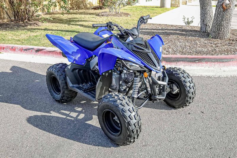2025 Yamaha RAPTOR 110   TEAM BLUE Image 1