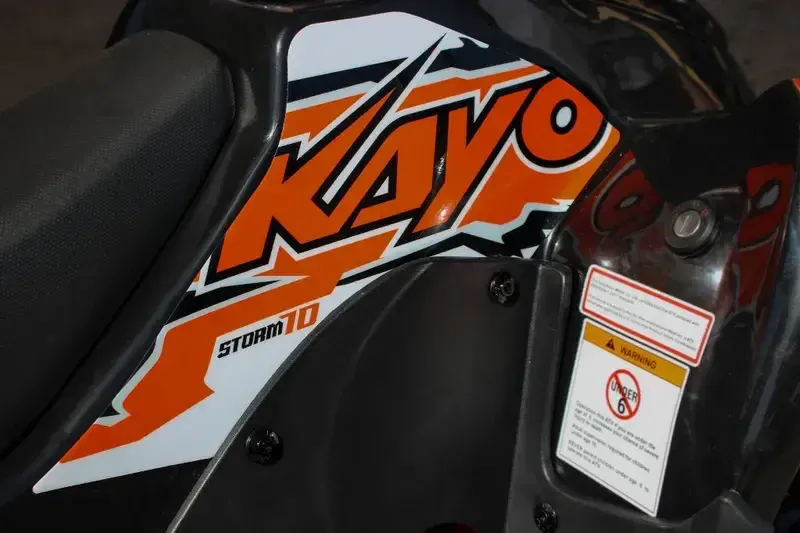 New 2025 KAYO STORM 70 METALLIC BLACK Image 11