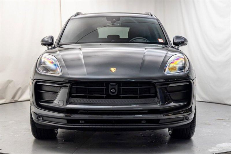 2024 Porsche Macan  in a Volcano Grey Metallic exterior color and Blackinterior. Lotus Manhattan 347-395-5714 lotusmanhattan.com 