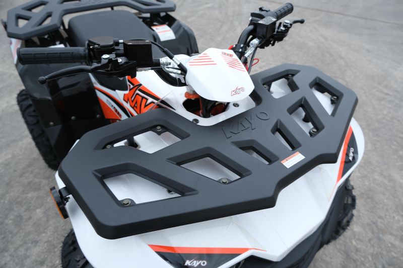 2024 KAYO BULL 110 WHITE in a WHITE exterior color. Family PowerSports (877) 886-1997 familypowersports.com 