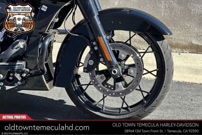 2023 Harley-Davidson Road Glide in a Black exterior color. BMW Motorcycles of Temecula – Southern California (951) 506-6903 bmwmotorcyclesoftemecula.com 