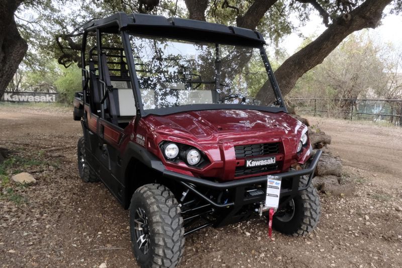 2025 Kawasaki MULE PROFXT 1000 LE RANCH EDITION METALLIC DEEP REDImage 1