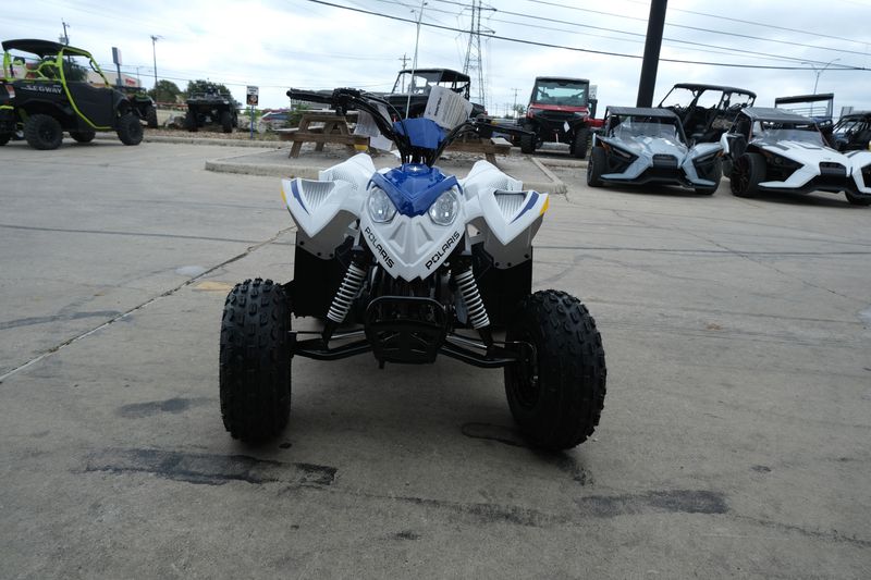 2025 Polaris OUTLAW 110 EFI CA BRIGHT WHITE BLUE Image 11