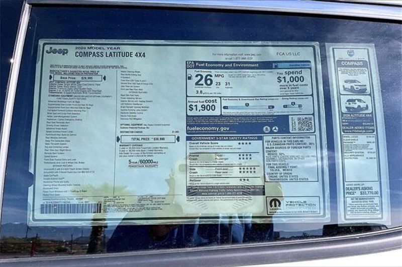 New 2026 Jeep Compass Latitude Altitude 4x4Image 16