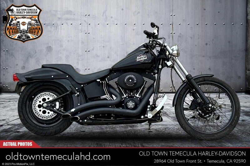 2001 Harley-Davidson FXSTB   in a VIVID BLACK exterior color. BMW Motorcycles of Temecula – Southern California (951) 506-6903 bmwmotorcyclesoftemecula.com 