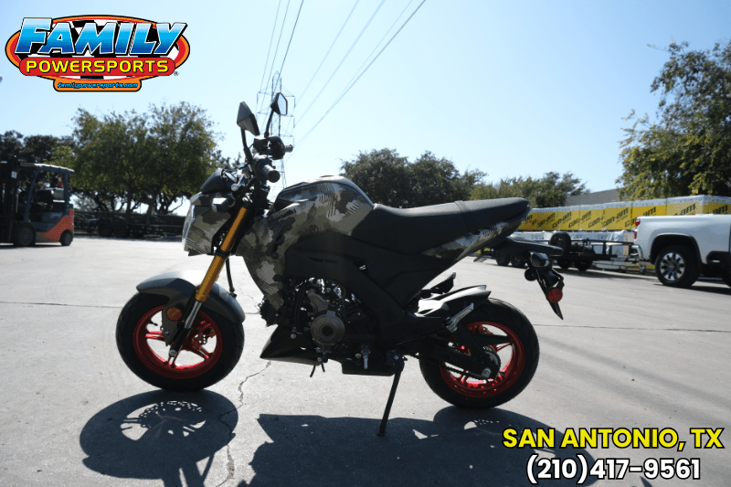 2025 Kawasaki Z125 PRO CYPHER CAMO TANImage 1