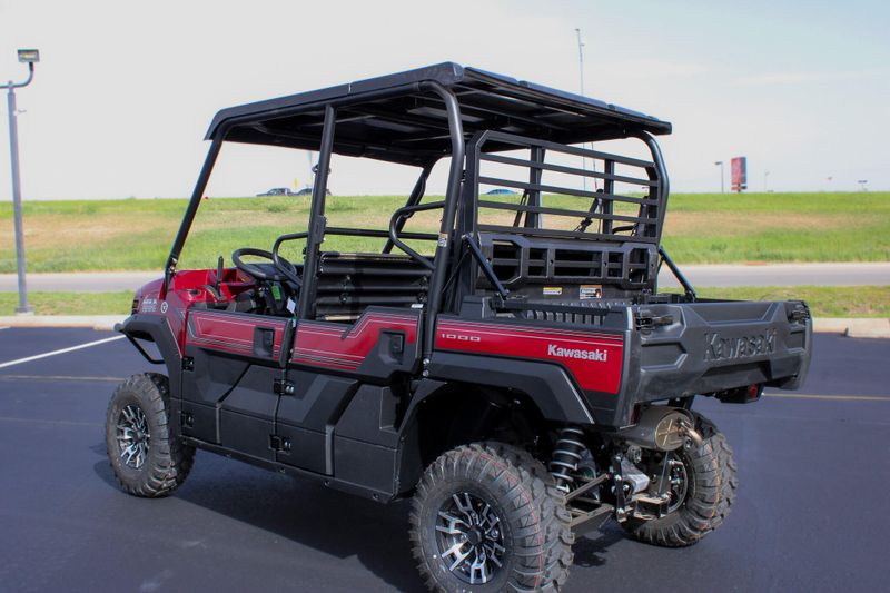 2026 Kawasaki MULE PROFXT 1000 LE PLATINUM RANCH EDITION METALLIC DEEP RED Image 7