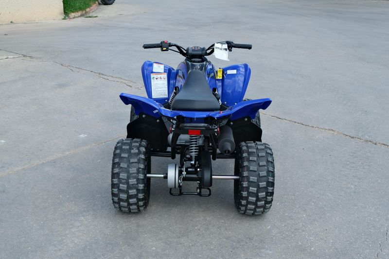 New 2025 Yamaha RAPTOR 110 TEAM BLUE Image 4