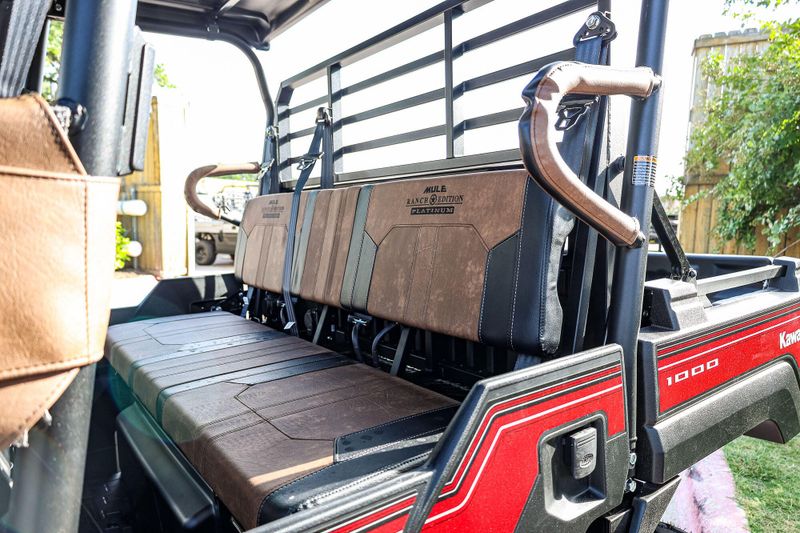 New 2026 Kawasaki MULE PROFXT 1000 LE PLATINUM RANCH EDITION  METALLIC DEEP RED Image 14