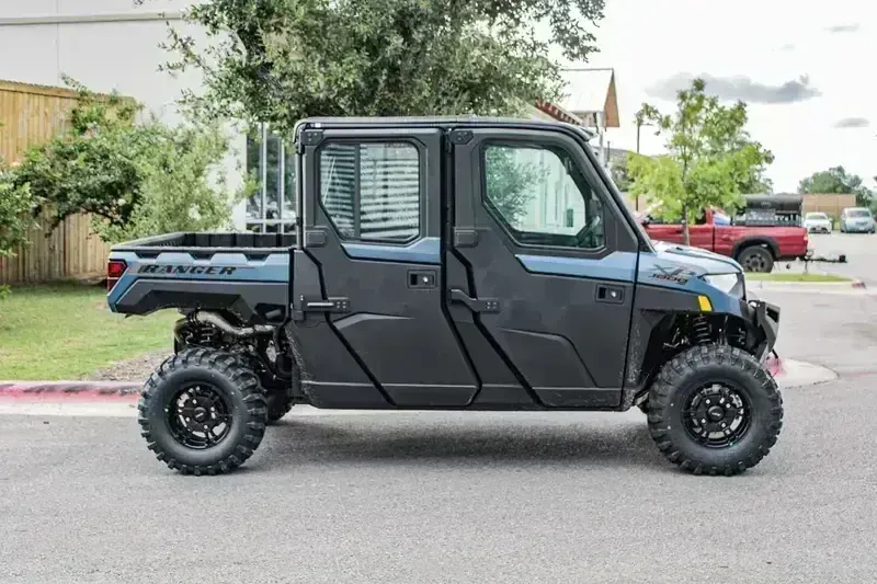 NEW 2025 POLARIS RANGER CREW XP 1000 NORTHSTAR EDITION PREMIUM BLUE SLATE METALLIC Image 2