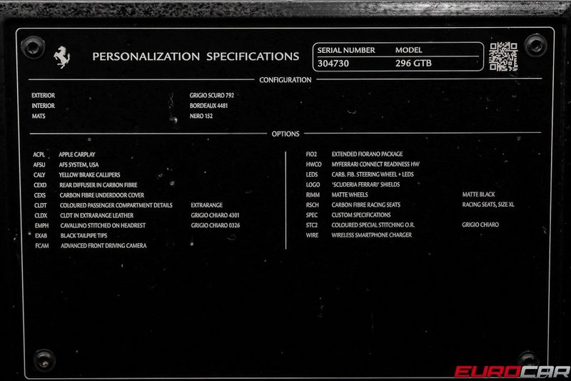2024 Ferrari 296 GTB *EXTENDED FIORANO PACKAGE * FULL PPF*Image 11