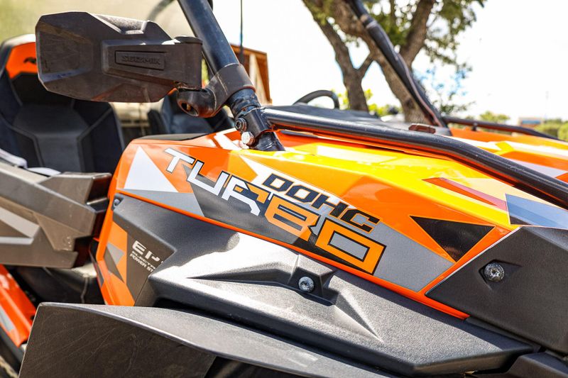 Used 2016 Polaris RZR XP TURBO EPS   SPECTRA ORANGE Image 8