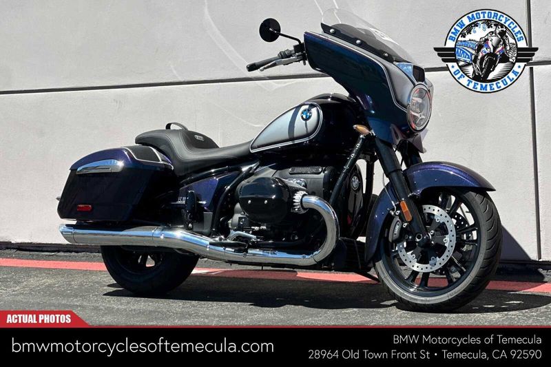 2023 BMW R 18 B in a OPTION 719 GALAX DUST ME exterior color. BMW Motorcycles of Temecula – Southern California (951) 506-6903 bmwmotorcyclesoftemecula.com 