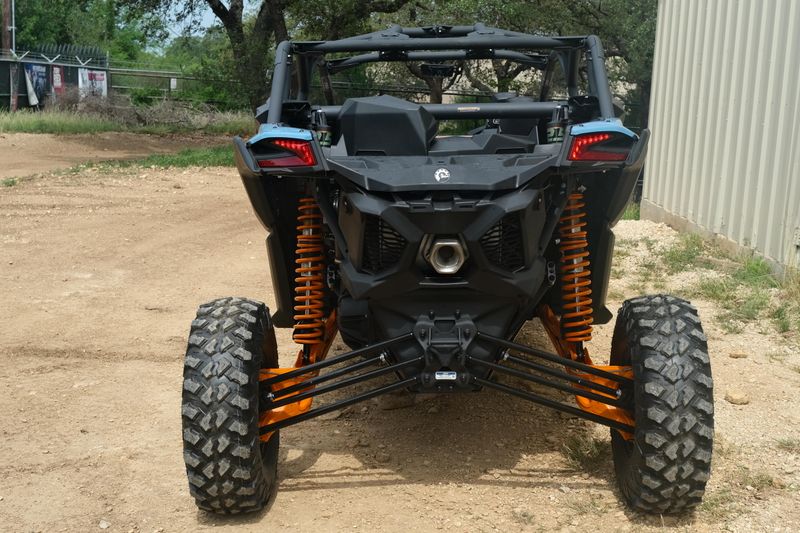 2025 Can-Am MAVERICK X3 MAX RS TURBO SCANDI BLUE AND ORANGE CRUSH Image 6