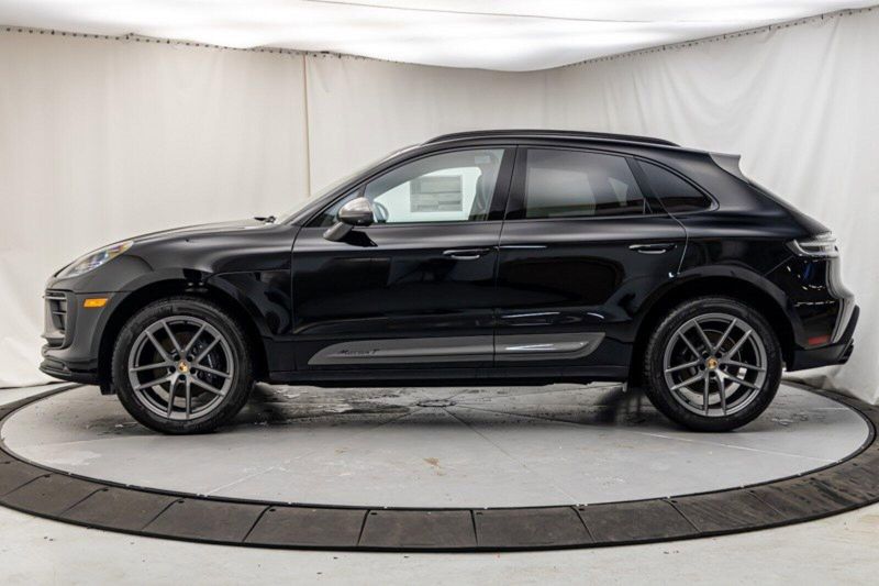 2024 Porsche Macan T in a Black exterior color and Black w/Chalk Stitchinginterior. Lotus Manhattan 347-395-5714 lotusmanhattan.com 