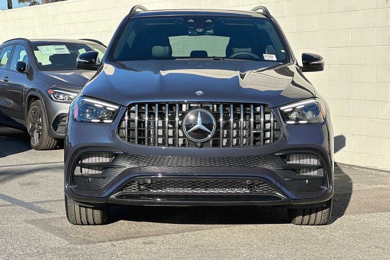 2024 Mercedes-Benz GLE-Class GLEGLE 63 S AMG in a TWILIGHT BLUE exterior color and AMG BAHIA BROWNinterior. SHELLY AUTOMOTIVE shellyautomotive.com 