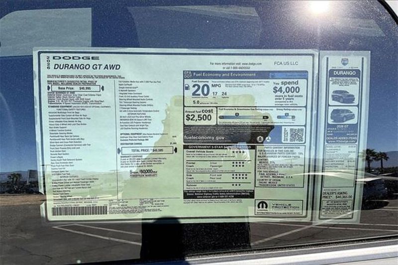 New 2026 Dodge Durango Gt AwdImage 16