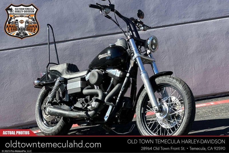 2012 Harley-Davidson Dyna Glide in a Black exterior color. BMW Motorcycles of Temecula – Southern California (951) 506-6903 bmwmotorcyclesoftemecula.com 