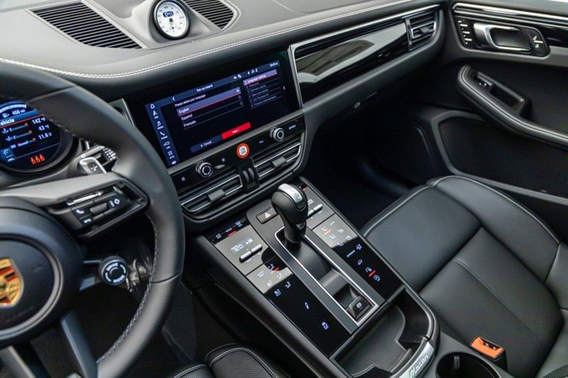 2024 Porsche Macan T in a Black exterior color and Black w/Chalk Stitchinginterior. Lotus Manhattan 347-395-5714 lotusmanhattan.com 