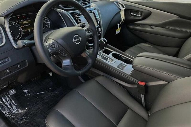 2024 Nissan Murano SV in a Super Black exterior color and Graphiteinterior. BEACH BLVD OF CARS beachblvdofcars.com 