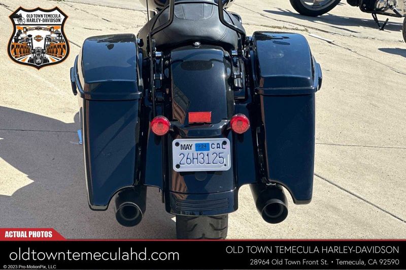 2023 Harley-Davidson Road Glide in a Black exterior color. BMW Motorcycles of Temecula – Southern California (951) 506-6903 bmwmotorcyclesoftemecula.com 