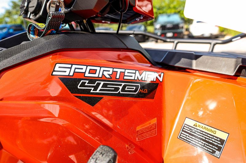 New 2025 Polaris SPORTSMAN 450 HO EPS  ORANGE RUST Image 10