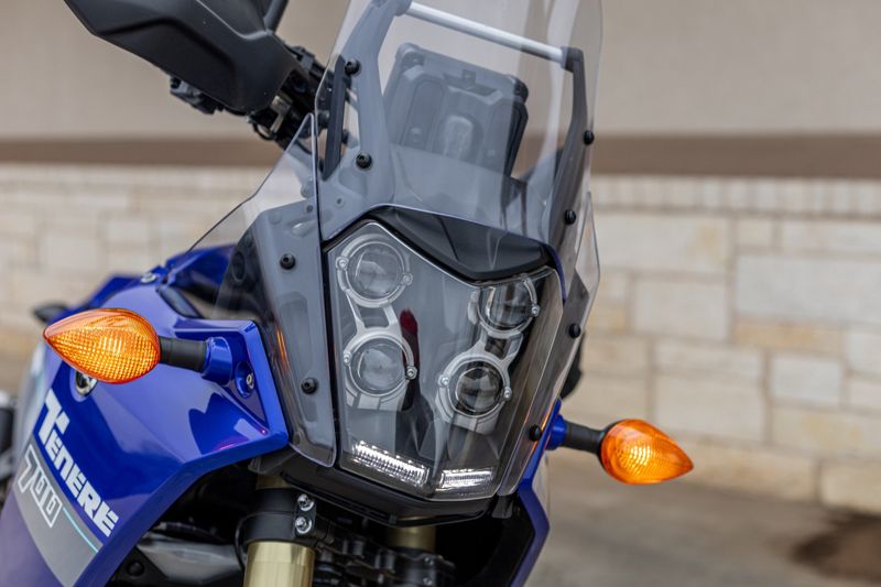 2023 YAMAHA Tenere 700 in a BLUE exterior color. Family PowerSports (877) 886-1997 familypowersports.com 