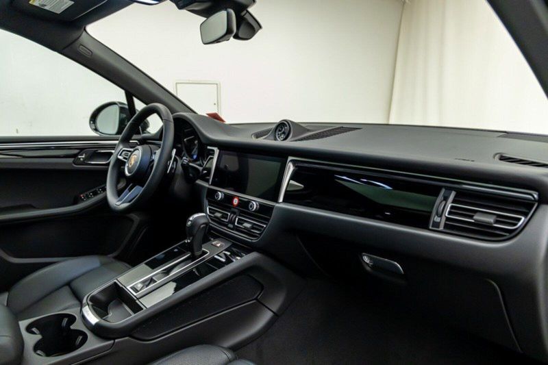 2024 Porsche Macan  in a Black exterior color and Blackinterior. Lotus Manhattan 347-395-5714 lotusmanhattan.com 