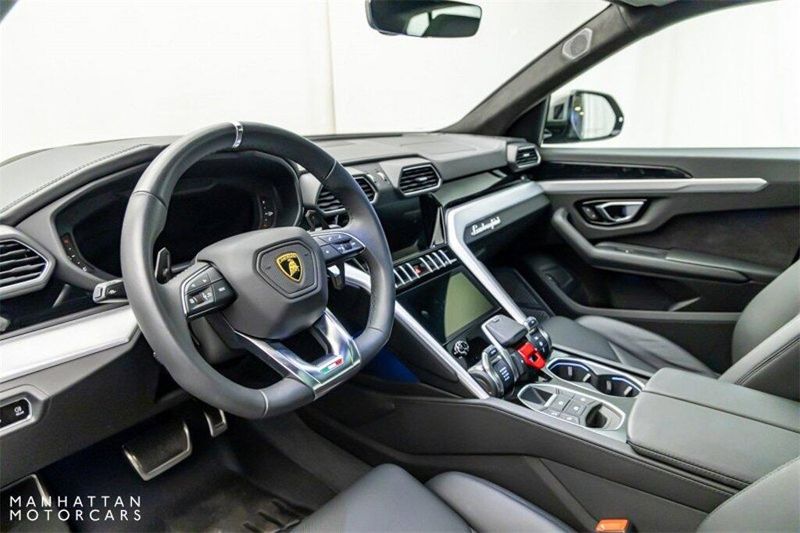 2022 Lamborghini Urus  in a Grigio Keres Metallic exterior color and Nero Adeinterior. Lotus Manhattan 347-395-5714 lotusmanhattan.com 