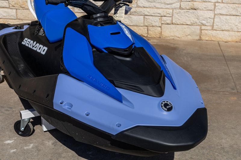 2024 SEADOO PWC SPARK CONV 90 BE 3UP IBR 24  in a BLUE exterior color. Family PowerSports (877) 886-1997 familypowersports.com 