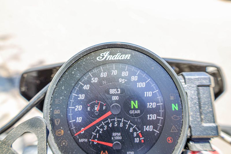 USED 2024 INDIAN MOTORCYCLE FTR SPORT STORM GRAY  RED 49ST Image 9