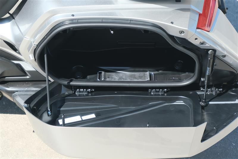 NEW 2025 HONDA GOLD WING TOUR DCT  in a LIGHT SILVER METALLIC exterior color. Family PowerSports (877) 886-1997 familypowersports.com 