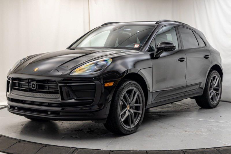 2024 Porsche Macan  in a Black exterior color and Blackinterior. Lotus Manhattan 347-395-5714 lotusmanhattan.com 